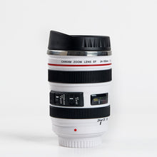 Stainless Steel Camera EF24-105mm Coffee Lens Mug White Black Coffee Mugs Creative Gift Coffee Cup